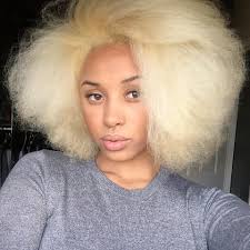 Pin By Jaletha Jenkins On Hair Blonde Afro Blonde Hair Girl Afro Hairstyles