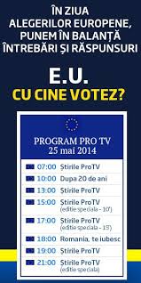 Vizioneza programele postului de televiziune protv international online , canal cu programe romanesti , vezi protv international gratis live pe net in direct, program tv protv international. Pro Tv Protv Ii Provoaca Pe Romani Sa Gaseasca Raspunsul La Intrebarea Bdquo E U Cu Cine Votez Astazi In Ziua Alegerilor Europarlamentare