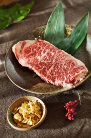 Raw Fresh Marbled Meat Black Angus Steak Japanese Kobe Beef Marbled Meat Kobe Beef Marbled Beef