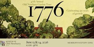 47th Annual Old Newbury Garden Tour
