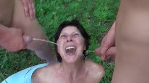 Scat Video | Pee videos | Scat into the mouth - Oma Pervers James - Eva -  Gabor