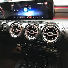 Dashboard Air Vent Stickers Trim Cover For Mercedes Benz A Cla Class W177 V177 C118 A180 A200 A220 A250 Accessories Car Styling Rev Mercedes Benz Benz Mercedes