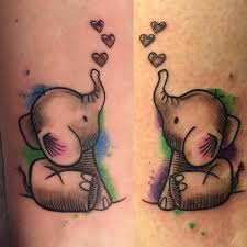 Like Mother Like Daughter Writing Tattoos For Daughters Elephant Tattoos Mom Daughter Tattoos