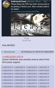 v/ on Nintendo's newest game | /r/4chan | 4chan | Know Your Meme