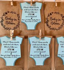 Baby Shower Favor Seed Packets Birthday Favor Let Love Etsy