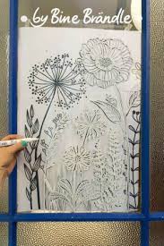 Vorlagenmappe Durchs Jahr Fenster Kunst Bemalte Fensterdekoration Und Auf Kreidetafeln Schreiben