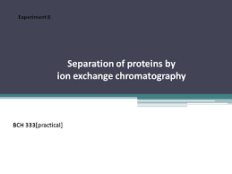 Precipitation, solvent extraction, ion exchange, and volatihty procedures (see diffusion separation. Separation Of Proteins By Ion Exchange Chromatography Ppt Video Online Download