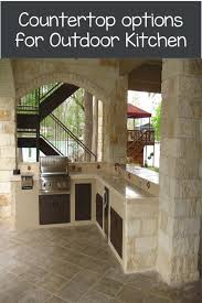 countertops for your outdoor kitchen