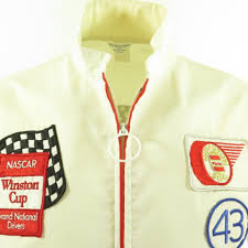 Nascar racing series and grand prix legends. Vintage 70s Nascar Winston 500 Cup Racing Jacket Mens S Patches National Drivers The Clothing Vault