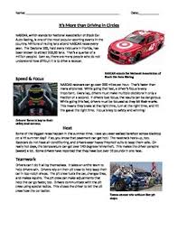 Some are my own, and many are from other sources that i have discovered. Nascar Worksheets Teaching Resources Teachers Pay Teachers