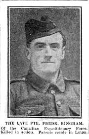 Private Frederick Bingham