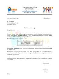 Contoh surat order pembelian barang. Contoh Surat Pemesanan Barang Mosaicone