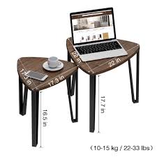 Cafe table coffee illustrations & vectors. 2x Nesting Cafe Coffee Table Vintage Industrial Nightstand End Table Wood Metal Lucite Tables Home Garden Worldenergy Ae