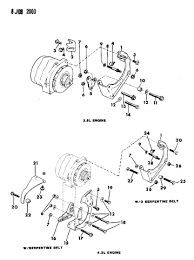 1989 jeep wrangler 4.2 vacuum diagram. Alternator Mounting 1988 Jeep Wrangler