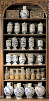 Royal Apothecary Of Saint Germain The Ancient Apothecary Of The Hospital Of Saint Germain En Laye Possesses A Collec Antique Bottles Apothecary Jars Apothecary