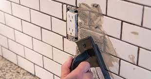 Let the adhesive set overnight before applying the grout. How To Grout A Tile Backsplash Like A Pro