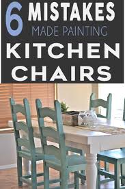 make painting kitchen chairs