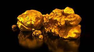 Alaska, it was later shortened to the current gold rush in season 2 as the crew members travel to mining sites outside of the alaskan state. Gold Mining Native Gold Golden Nuggets On Black Background Business 3d Animation Video By C Inokos Stock Footage 56636627
