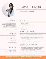 The pros and cons of using an operations manager cv template. Call Center Manager Resume Samples And Tips Pdf Doc Resumes Bot