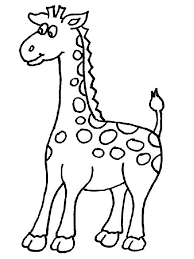 Giraffe Line Drawing Giraffe Coloring Pages Animal Coloring Pages Cute Coloring Pages
