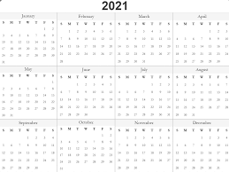 Besides, it enables one to meet the individual goals and the organizational targets too, within a stipulated time frame. Free 12 Month Word Calendar Template 2021 Printable Calendar 2021 Yearly Monthly Weekly Planner Template