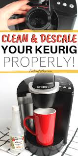 How To Descale A Keurig Coffee Maker 2 Easy Ways Keurig Cleaning Cleaning Keurig With Vinegar Vinegar Cleaning