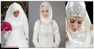 صور فساتين زفاف للمحجبات احدث موضة مجلة انا حواء Wedding Dress With Veil Dresses Wedding Dresses