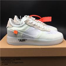 Off White X Air Force 1 White Complex Con On Www Ebuywholesale Com Schuhe