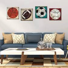 Maybe you would like to learn more about one of these? Buy Boys Room Decor Sports Wall Art Basketball Picture Printings For Kids Bedroom Decoration 12x12 Inch Rustic Sport Soccer Football Baseball Themed Canvas Prints Vintage Teen Nursery Home Posters 4 Pcs Online