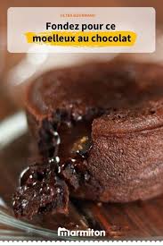 Moelleux Au Chocolat Recipe Food Chocolate Flavors Meat Snacks