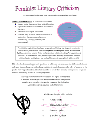 Feminist Literary Criticism