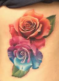 Tattoo Rose Realistic Colour Tattoo Occultarcana Wiccac Realistic Rose Tattoo Rose Tattoos For Women Colorful Rose Tattoos