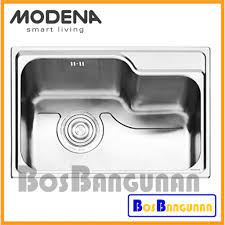 When making a selection below to narrow your results down, each selection made will reload the page to display the desired results. Bak Cuci Piring Modena Ks5110 Stainless Steel Kitchen Sink Modena Como Ks 5110 Big Bowl 61x38 Cm Shopee Indonesia