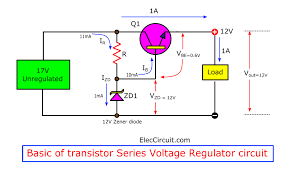30 zener voltage sensing circuits and applications. Fixed Voltage Regulator Working Principle Eleccircuit Com