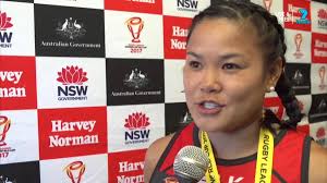 Raven Nina Bui ready to tackle the windy conditions