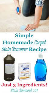 Check spelling or type a new query. Homemade Carpet Stain Remover Recipe Simple No Scrub Homemade Carpet Stain Remover Stain Remover Carpet Cleaning Hacks