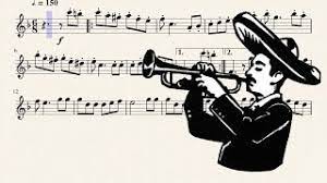 Mexican Hat Dance For Bb Trumpet Youtube