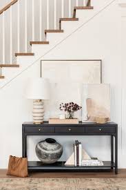 How To Style Your Entryway Console Entryway Table Decor Entryway Console Table Console Table Decorating