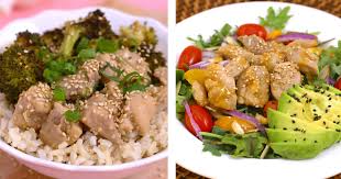 Sesame seeds — allergic to sesame? Healthy Sesame Chicken 2 Ways Easy Meal Prep Lunch Bowls Mind Over Munch