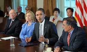 Obama told the first formal cabinet meeting of his. Hillary Clinton Barack Obama Ken Salazar Leon Panetta Barack Obama Photos President Obama Holds Cabinet Meeting Zimbio