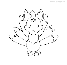 If the 'download' 'print' buttons don't work, reload this page by f5 or command+r. Adopt Me Kitsune Coloring Pages In 2021 Owls Drawing Coloring Pages Cow Coloring Pages