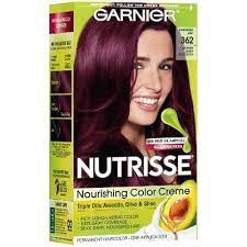 Garnier Nutrisse Nourishing Color Creme 362 Darkest Berry Burgundy In 2021 Hair Color Burgundy Burgundy Hair Hair Color