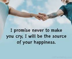 Your constant communication with her will make your relationship stronger and happier. Love Promise Messages For Her And Him Wishesmsg