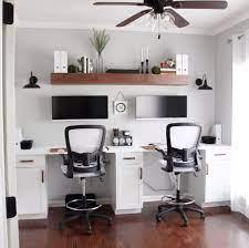 From the best office products to thoughtful ways to individualize and enhance your area, right here are our ideal office design ideas. 45 Real Shared Home Office Setups Both Smart And Stylish