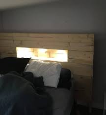 Maybe you would like to learn more about one of these? Led Lit Pallet Wood Headboard 1001 Pallets