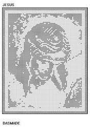 See more ideas about cross stitch, stitch, christian cross stitch. Jesus Christ Cross Filet Crochet Doily Mat Wall Hanging Afghan Pattern 533 Filet Crochet Cross Stitch Patterns Cross Stitch Embroidery