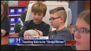 5th graders trained by stroke team nurses to be 'Stroke Heroes'