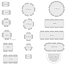 restaurant layout restaurant table sizing a simple guide