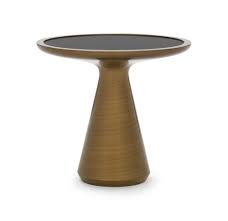 The ope is a dramatic, sculptural side table available in high gloss lacquered wood (with any ral color) or bronze (patinated, polished or brushed). Addie Side Table Mitchell Gold Bob Williams