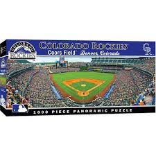 Cheap puzzles, buy quality toys & hobbies directly from china suppliers:1000 piece panoramic jigsaw puzzle african plains safari jumbo jigsaw new year gift enjoy free shipping worldwide! Colorado Rockies 1000pc Panoramic Puzzle Official Mlb